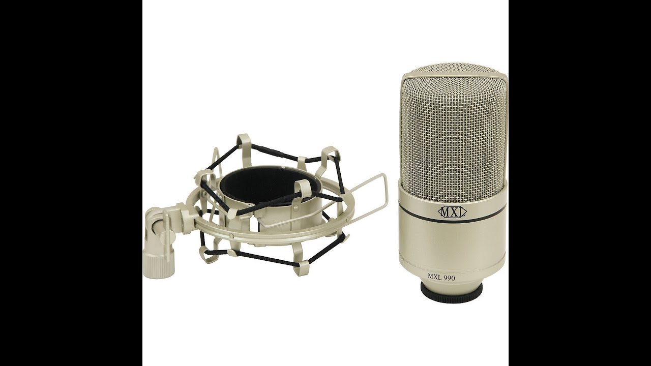 مراجعة مايكروفون MXL 990 Condenser Microphone Review YouTube