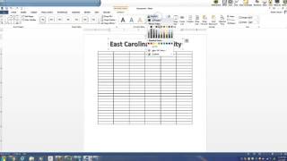 Inserting Word Art into Word Document