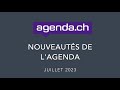 Agendach  nouveauts juillet 2023