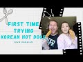 First Time Trying Korean Hot Dogs | Movie Couple Eats