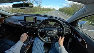 2016 Audi A6 Estate Manual POV Driving Experience – Is 150HP Enough?