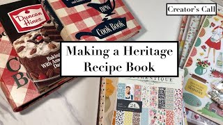 Starting A Heritage Keepsake Recipe Binder Using a Vintage Cookbook, Episode 1