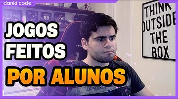 VAMOS ESPIAR O QUE OS ALUNOS DO CURSO DE GAMES DA DANKI CODE ANDAM FAZENDO...