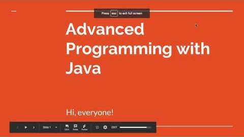 Java@PSU Summer 2018 Week 1, Part 1