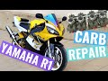 Yamaha R1 4XV 2000 Carburetor repair
