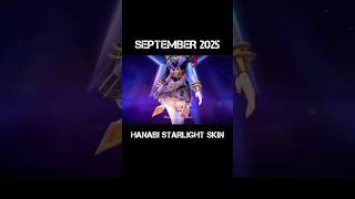 September 2025 Hanabi Starlight Skins Mobile Legends Bang Bang