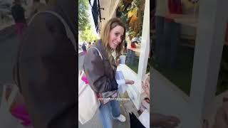 Nina Dobrev finds her magazine cover in the wild