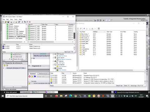ComunicacionOPC Kepserver TiaPortal