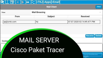 Cara buat mail server di cisco packet tracer