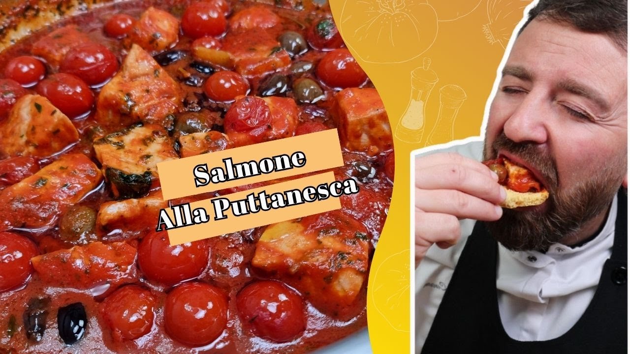 Salmone alla Puttanesca