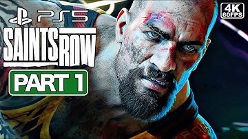 SAINTS ROW Gameplay Walkthrough PART 1 [PS5 4K 60FPS] - No Commentary