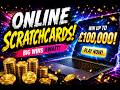 🌟 Online Scratchcards From The National Lottery! £25 in play! 🌟