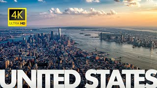 United States in 4K | A Cinematic Journey Over Iconic Cities
