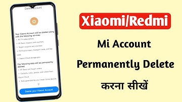 How To Delete Mi Account Permanently 2023 | Mi Account Kaise Remove Kare 🔥