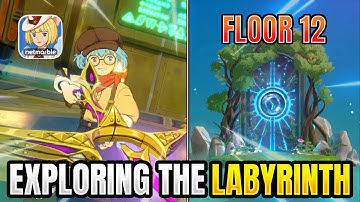 Exploring the Labyrinth | Floor 12 | Crossbow Rogue 【Ni no Kuni: Cross Worlds】