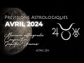 Previsions astrologiques  avril 2024