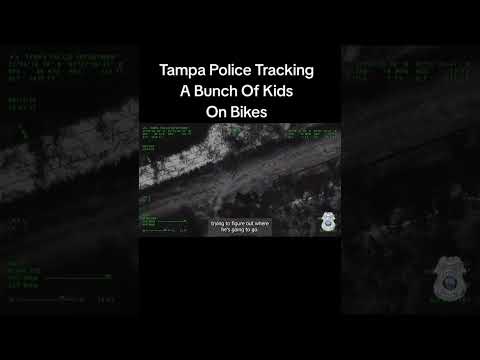 Tampa Police Tracking Kids On Dirt Bikes #florida #police #cops #tampa #floridalife
