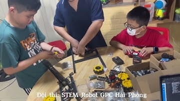 Buổi đầu tiên tập huấn lắp ráp robot ORC đi thi đấu