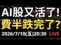 AI股又活了？半導體暴跌又暴漲，現在到底能不能買？