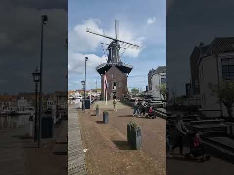 Video: Deskripsi dan foto pabrik Adrian (De Adriaan) - Belanda: Haarlem