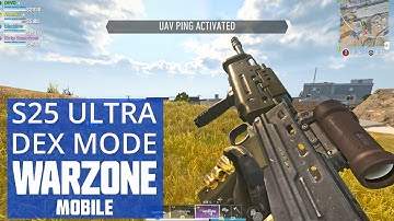 Warzone Mobile DeX Mode On Samsung Galaxy S25 Ultra Peak Graphics