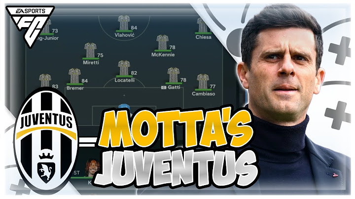 Thiago Motta's Juventus Tactics in FC24