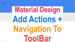 5: Android Toolbar Menu Slidenerd