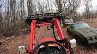 Some Grapple work with Kubota B2601