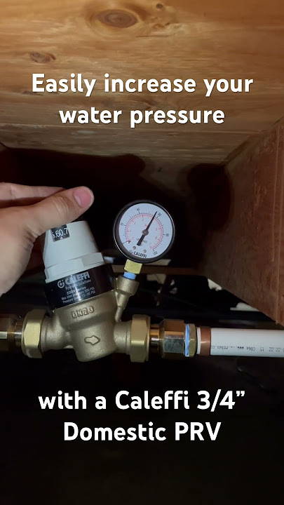 Easily adjust water pressure with these @CaleffiHydronicSolutions PRVs #plumbing #waterpressure