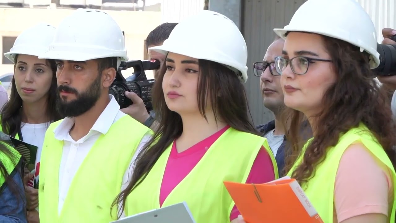 حديث الرئيس بشار الأسد في موقع إنشاء محطة الكهرباء الجديدة في بانياس