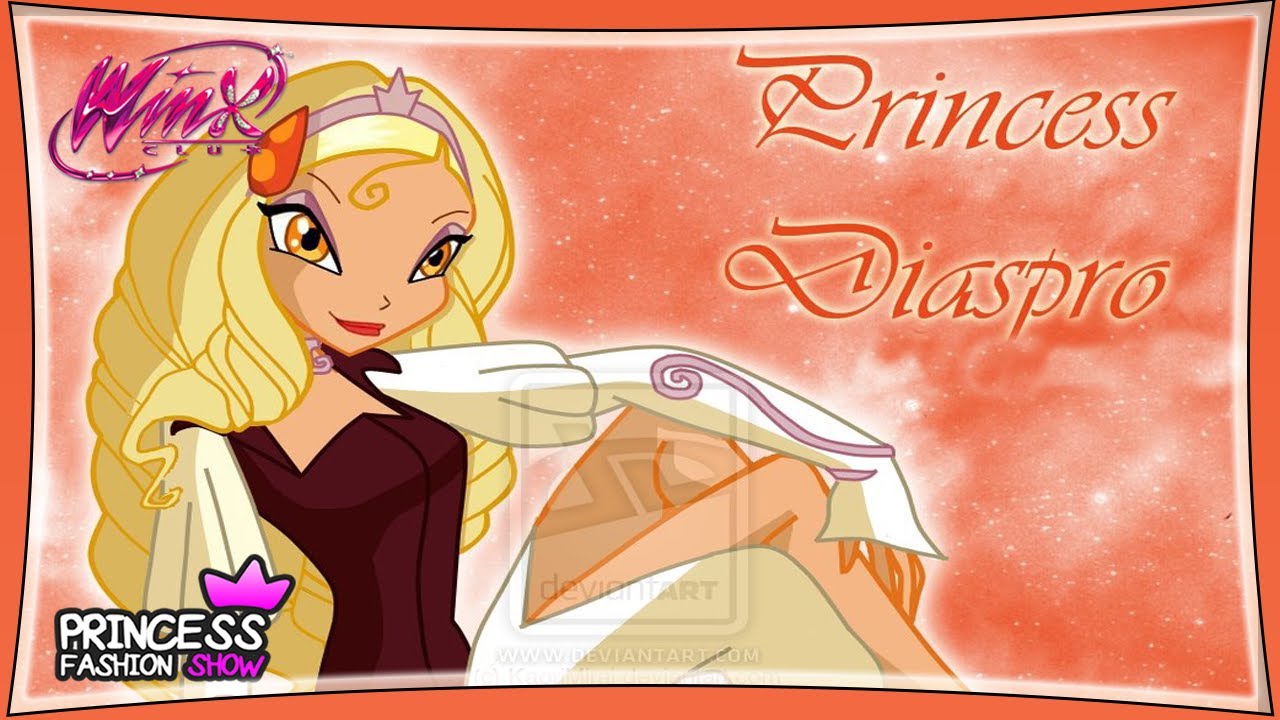 Winx Club Princess Diaspro Dress Up Youtube