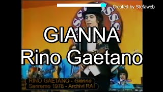 Rino Gaetano - Gianna (Karaoke Originale + cori)