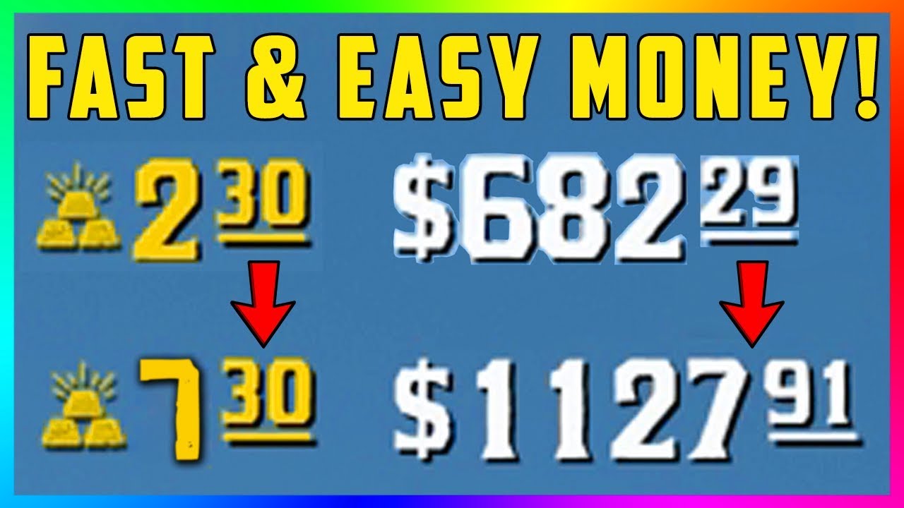 Red Dead Online How To Make EASY & FAST Money! Earn OVER 500+ An