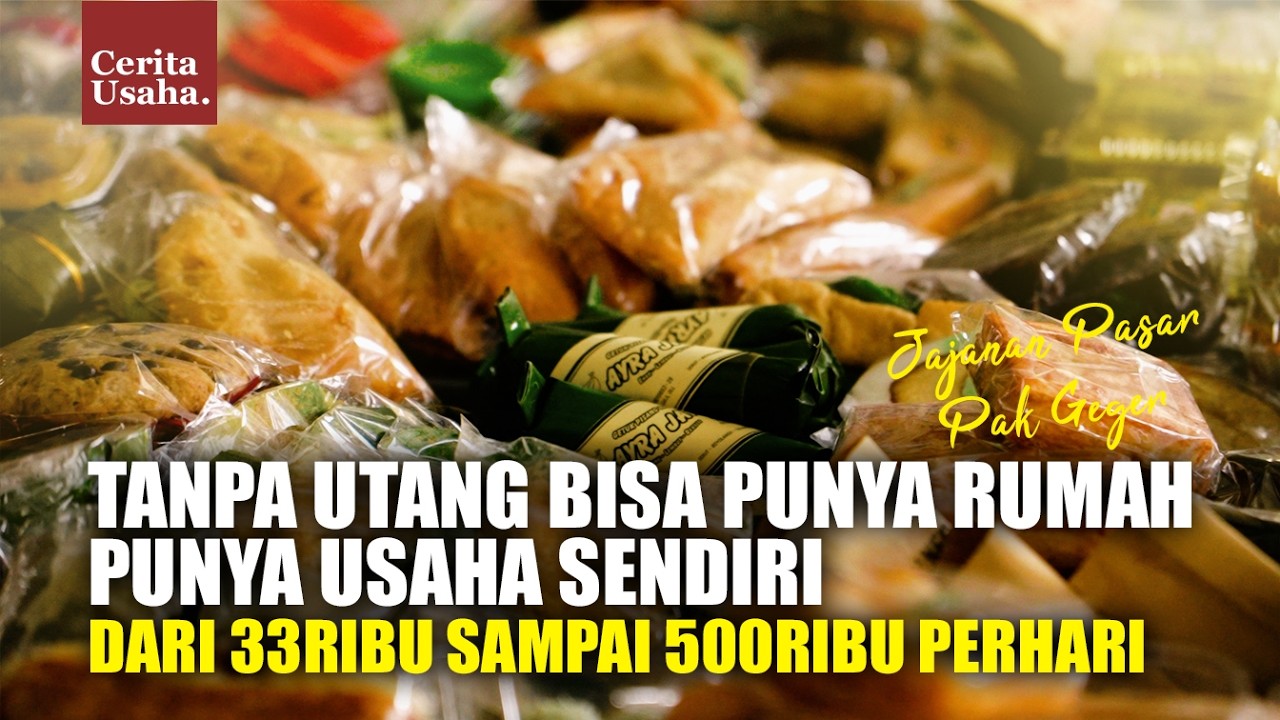 Modal Ilmu dari Mertua, Usaha Jajanan Pagi Ini Bertahan 22 Tahun Tanpa Hutang