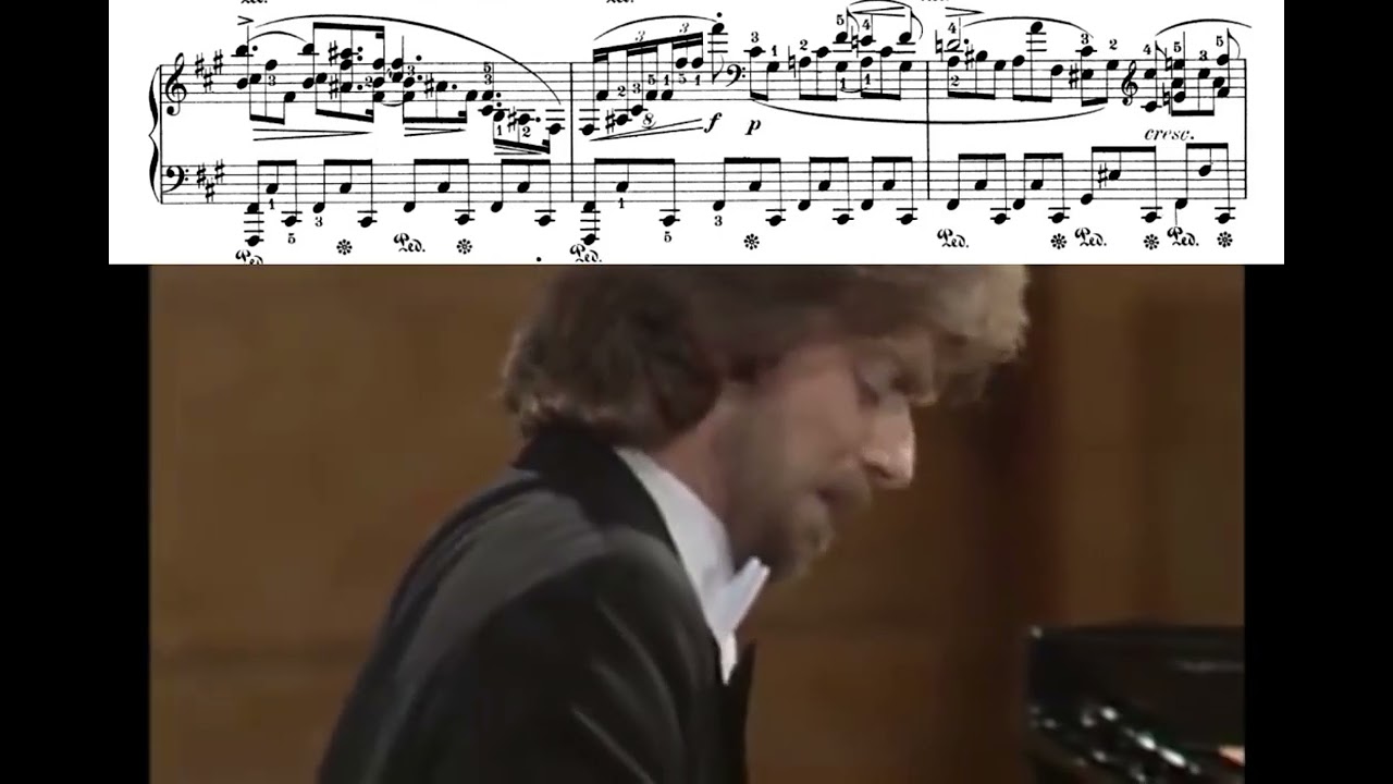 Krystian Zimerman - Chopin Barcarolle in f sharp, (sheet music)