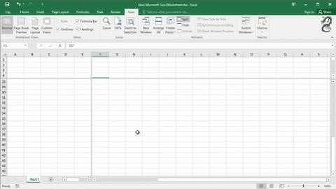 How to Splitting Worksheet Window into Panes in Excel