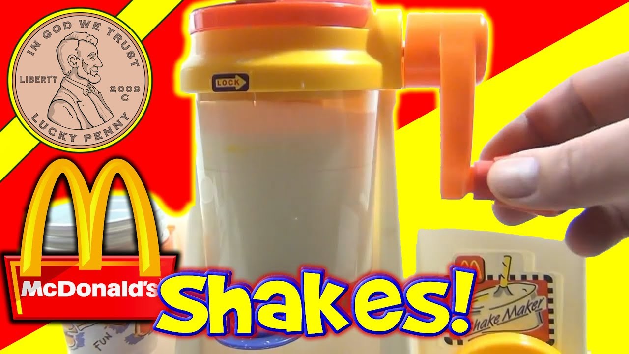 McDonald's Happy Meal Magic 1993 Shake Maker Set - Making Milk Shakes! 