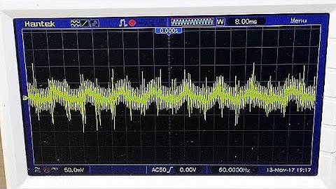 How to measure power supply ripple