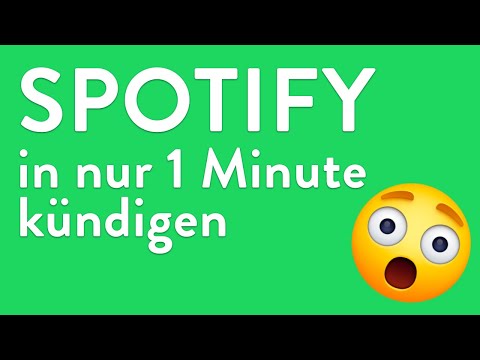 Spotify kündigen - in genau 1 Minute erledigt!