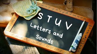 Phonics 1 Ch7 Letters S T U And V Words And Sounds English Lesson