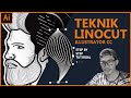 Teknik Linocut Menggunakan Blend Tool - Adobe Illustrator