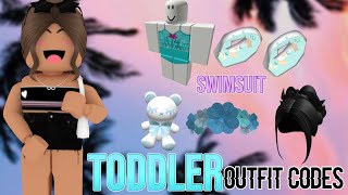 CUTE TODDLER SWIMSUIT ROBLOX OUTFIT CODES FOR RPS | Bloxburg Outfit Codes |