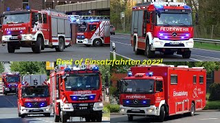 BEST OF EinsatzfahrtenVideo's NRW | Die besten Einsatzfahrten aus 2022!