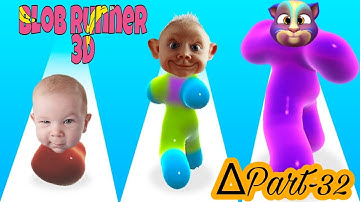 Blob Runner 3D - NOOB vs PRO vs HACKER In BLOB RUNNER 3D! (SUPER SATISFYING APP GAME!) - #Shorts 32
