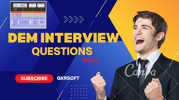 DEM INTERVIEW QUESTIONS | DEM | AUTOSAR | EVENT MEMORY | DEM AGING | DEBOUNCING  | DTC