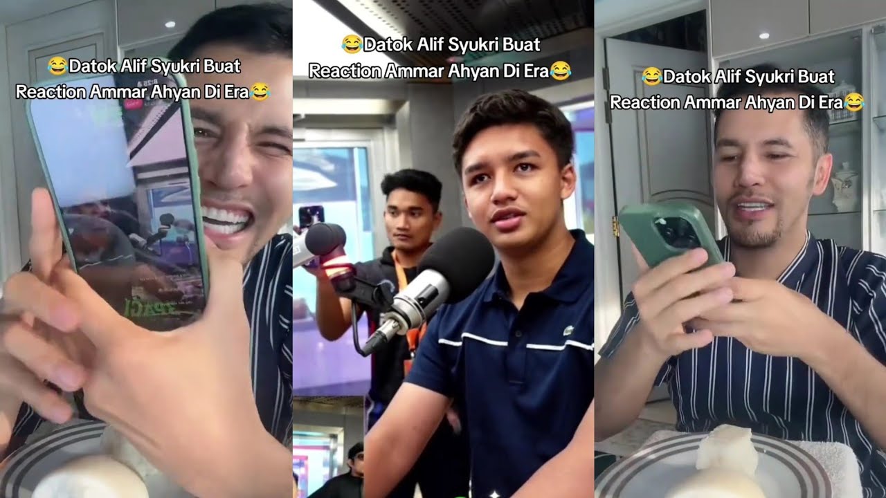 Reaksi Dato Aliff Syukri Bila Dengar Ammar Kena Interview dengan Radio Era...