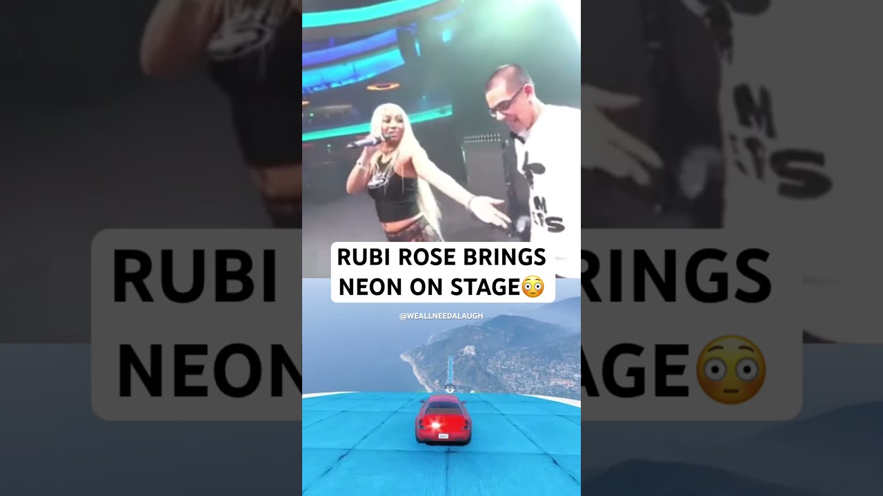 RUBI ROSE BRING NEON ON STAGE IN LA 