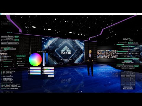 iSet3d 21 Virtual Studio Set Realtime 3D