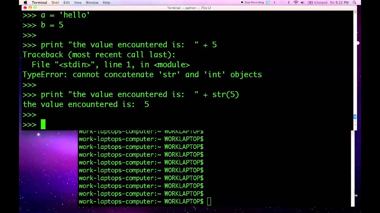 Python 07: Types and Type Conversions - YouTube