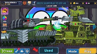 Tank Combat War Battle New Tank Iron Samurai Vs Kv-44 3.0 Upcoming New Update All 30 Tank Unlocked